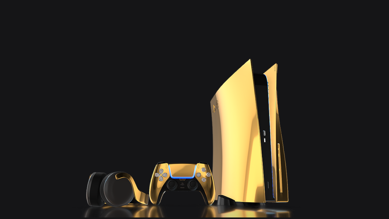 24k gold Sony PS5