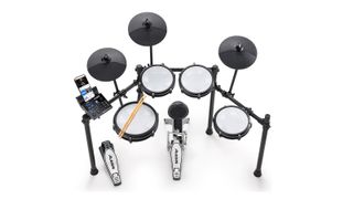 Overhead shot of Alesis Nitro Max drums