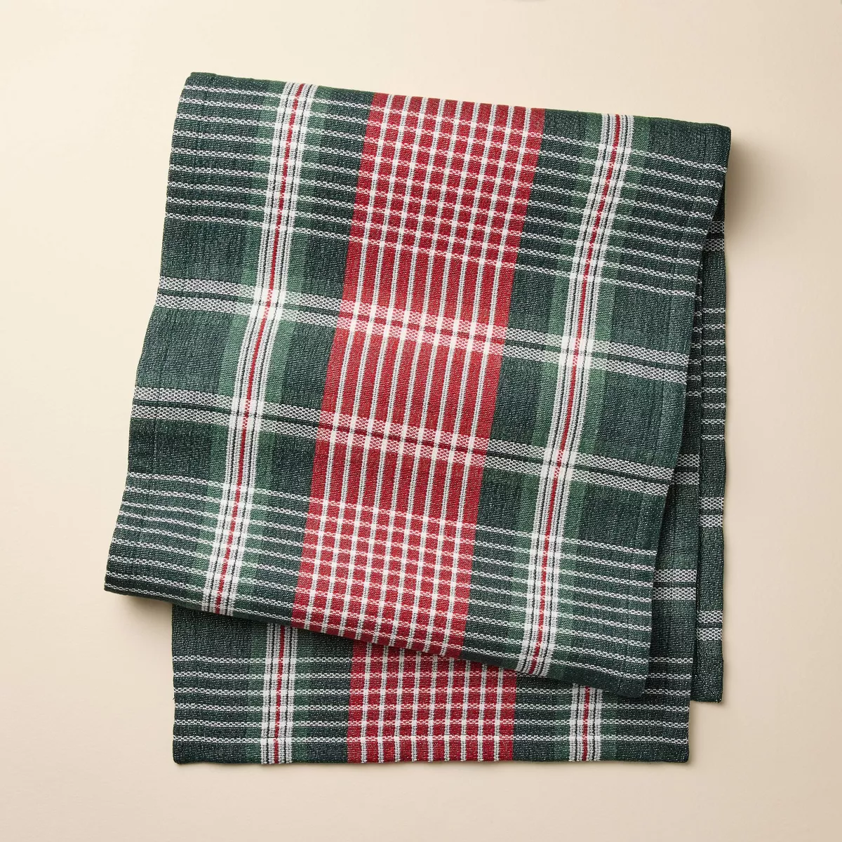 90u0026#34;x20u0026#34; Signature Plaid Table Runner - Hearth U0026#38; Handu0026#8482; With Magnolia