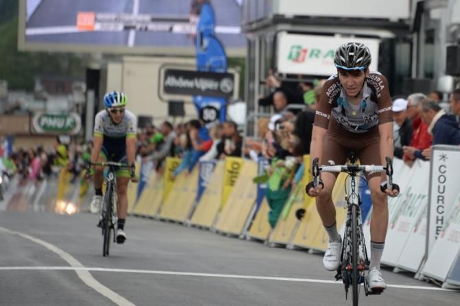 Romain Bardet (Ag2r-La Mondiale) fought to finish second on the stage