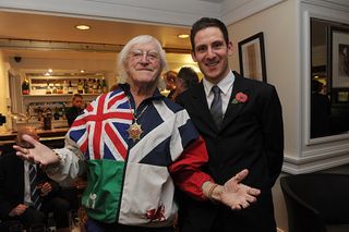 Sir Jimmy Savile with Matt Brammeier, Dave Rayner Dinner 2010