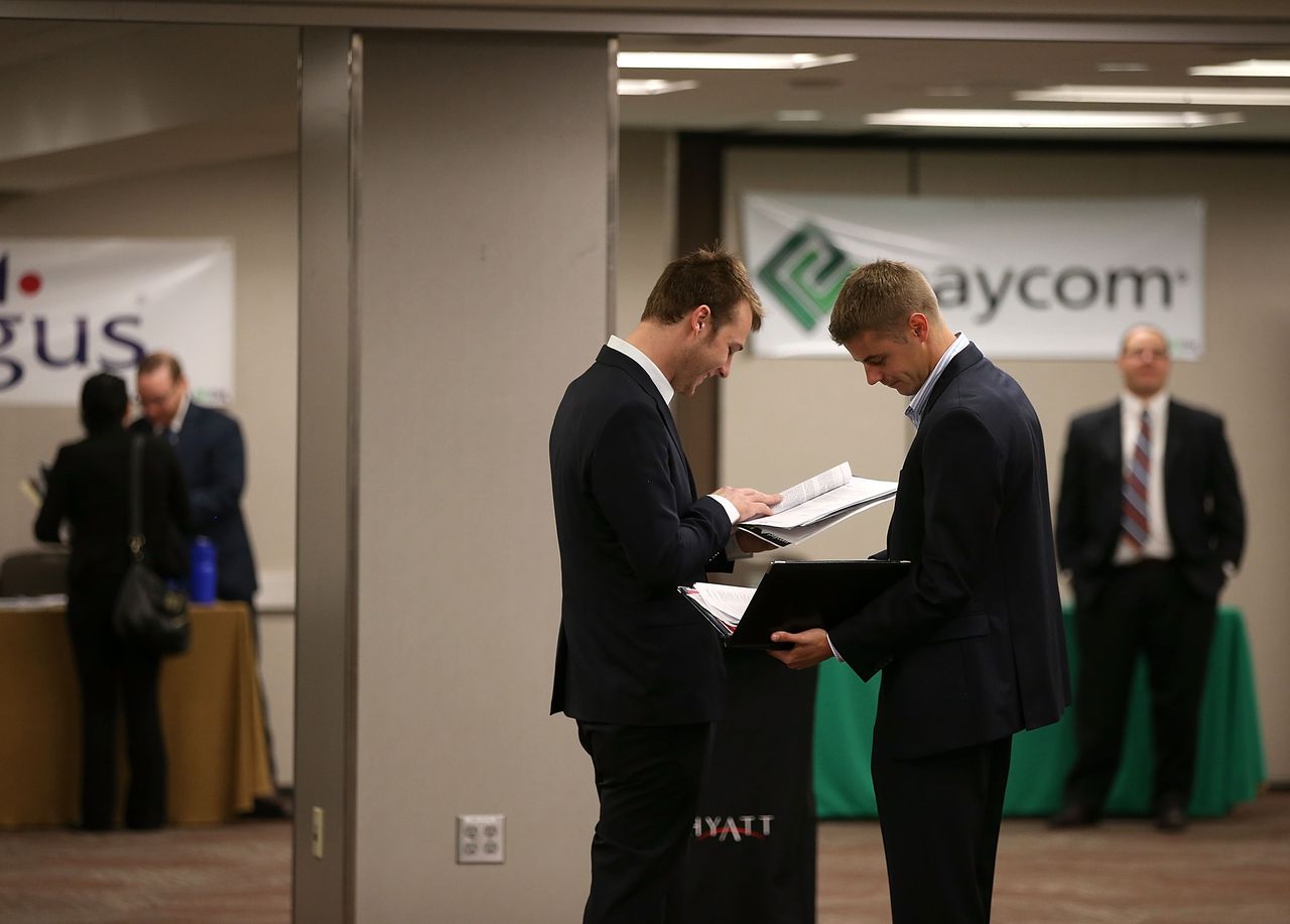 A job fair in San Francisco