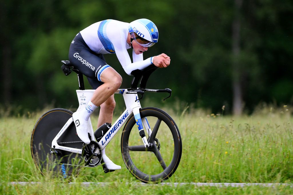 FRAUENFELD SWITZERLAND JUNE 06 Stefan Kng of Switzerland and Team Groupama FDJ during the 84th Tour de Suisse 2021 Stage 1 a 109km Individual Time Trial from Frauenfeld to Frauenfeld UCIworldtour tds tourdesuisse on June 06 2021 in Frauenfeld Switzerland Photo by Tim de WaeleGetty Images