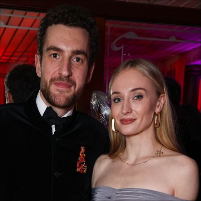 Peregrine Pearson and Sophie Turner at Stanley Zhu's Year of Dragon Celebration in London on February 10, 2024.