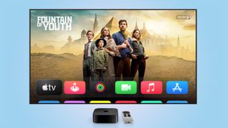 Apple tvOS 26 screen