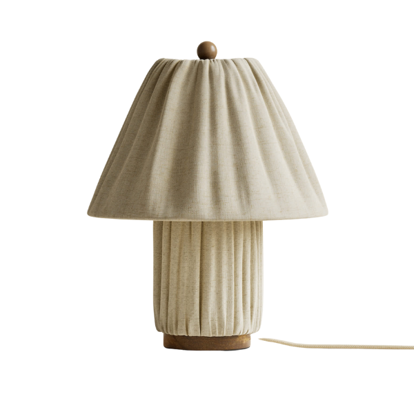 Soft Pleated Fabric Table Lamp