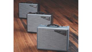 A trio of Carr Bel-Ray amplifiers