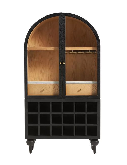 The Fern Marble Top Bar Cabinet