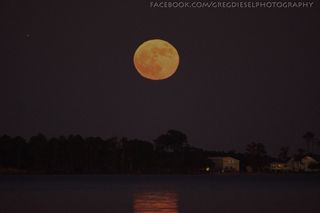 Moonrise and Jupiter over Currituck, NC