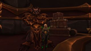 WoW Dragonflight Norzko location - a demon hunter is standing just in front of Norzko
