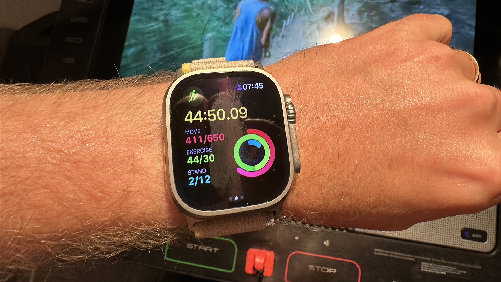 Apple Watch Ultra workout mode