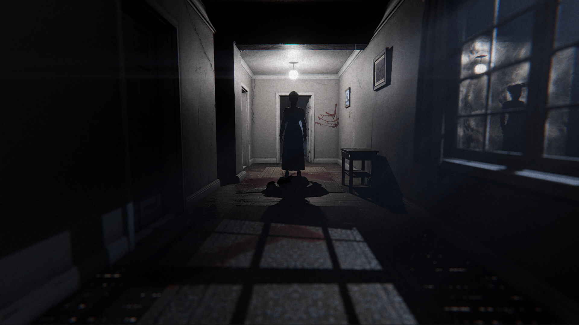 A screenshot of the upcoming horror game, Unmourned