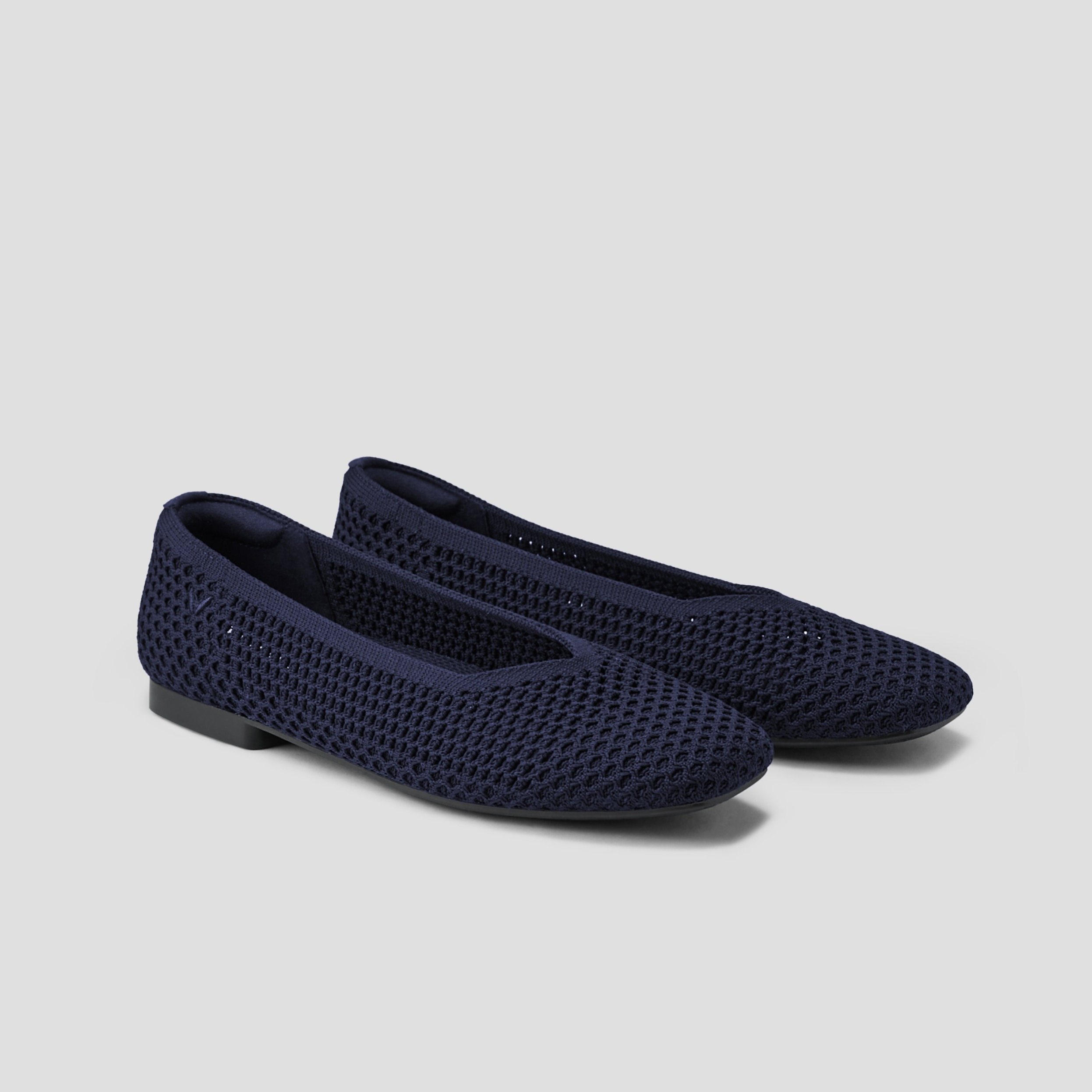vivaia, Square-Toe V-Cut Mesh Flats (Margot 2.0)