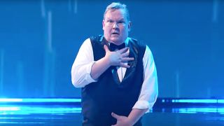 Andy Richter dancing to "It's Raining Men," in Episode 2 of Season 34 of Dancing with the Stars.