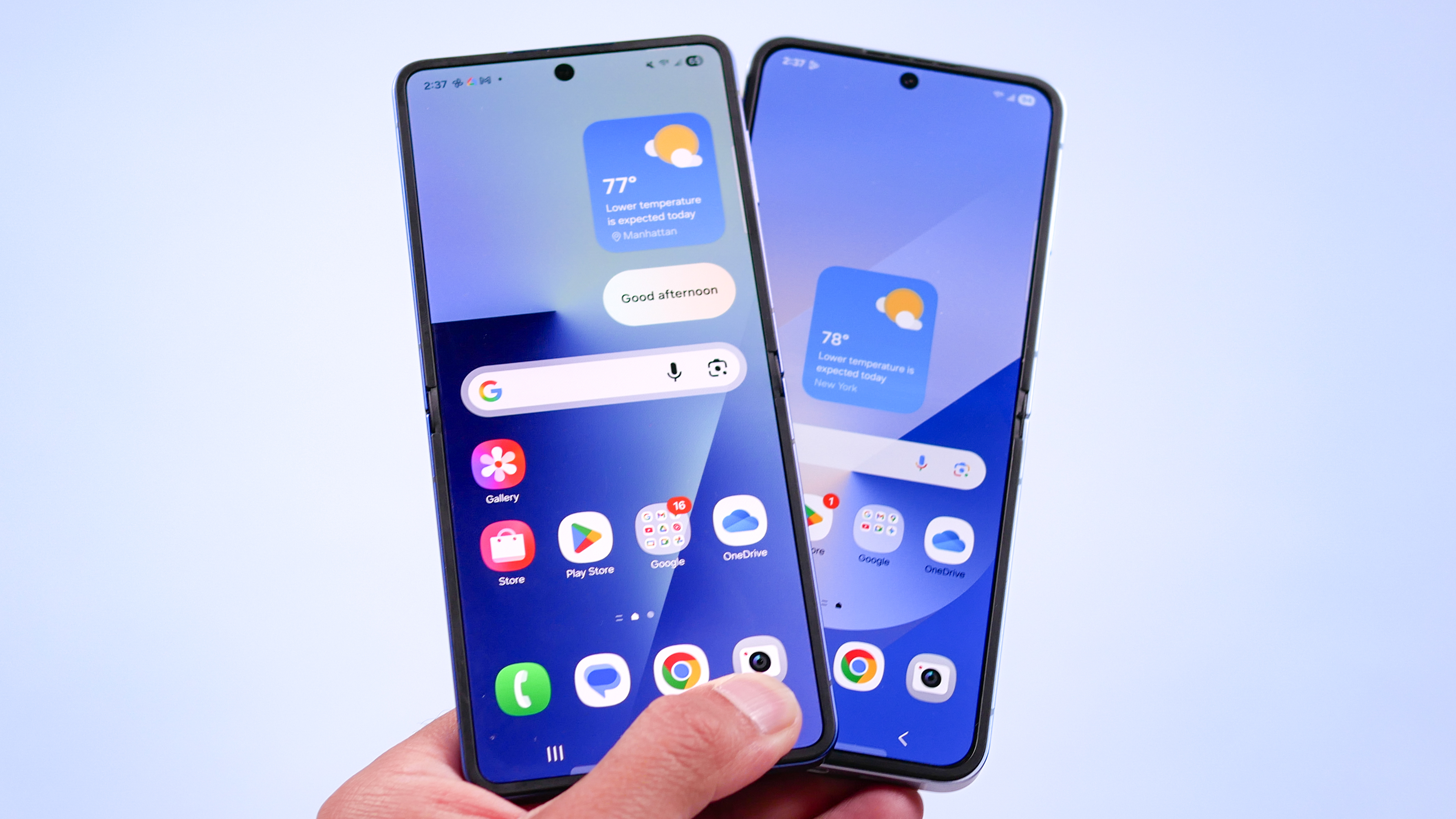 Galaxy Z Flip 7 vs Galaxy Z Flip 6 comparison.