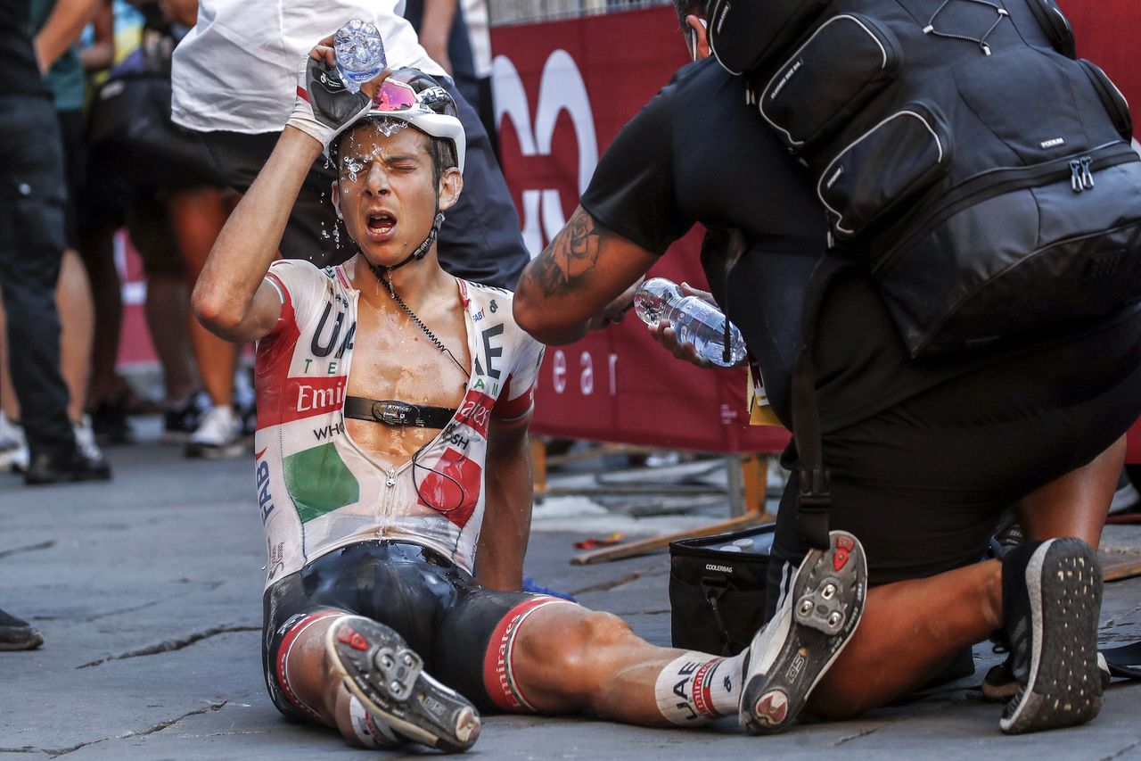 Strade Bianche 2020 14th Edition Siena Siena 184 km 01082020 Davide Formolo ITA UAE Team Emirates photo Luca BettiniBettiniPhoto2020
