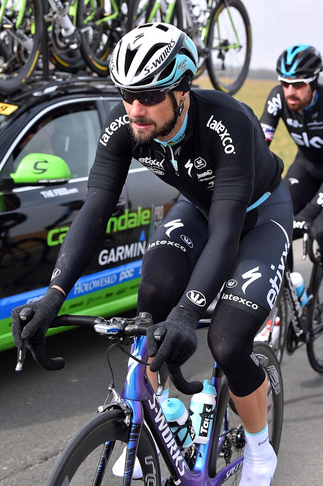 Tom Boonen before his crash.