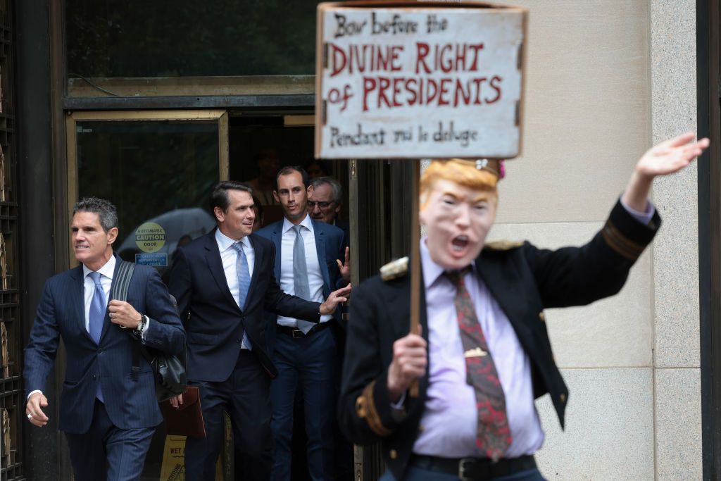 Donald Trump&amp;#039;s lawyers leave D.C. federal courthouse