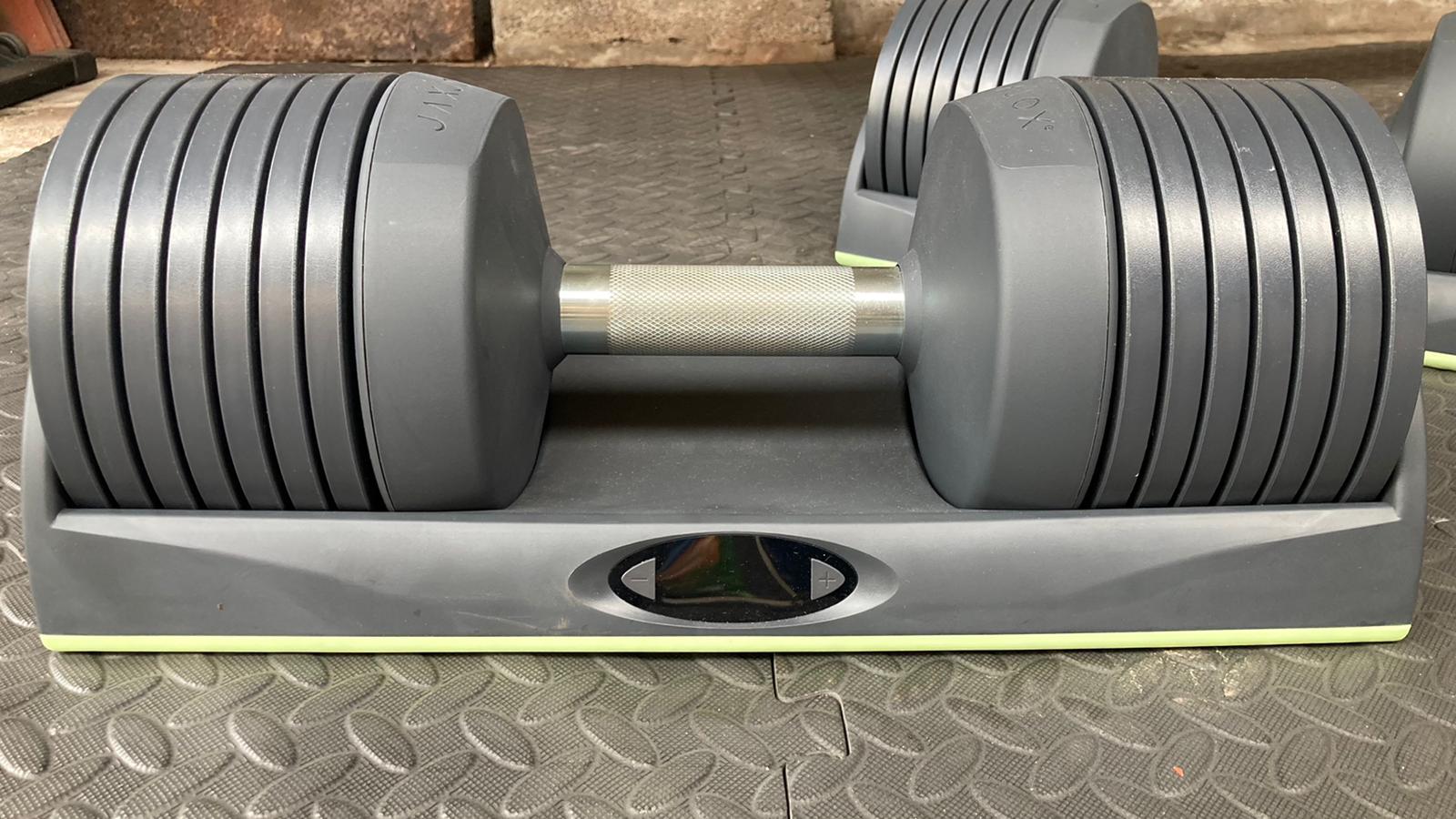 The JaxJox DumbbellConnect adjustable dumbbells