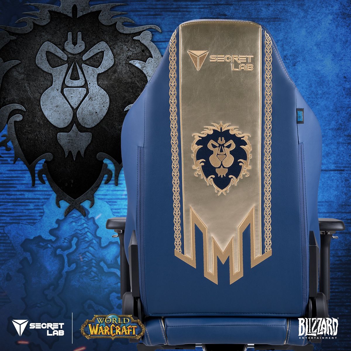 Secretlab World Of Warcraft Alliance Rear
