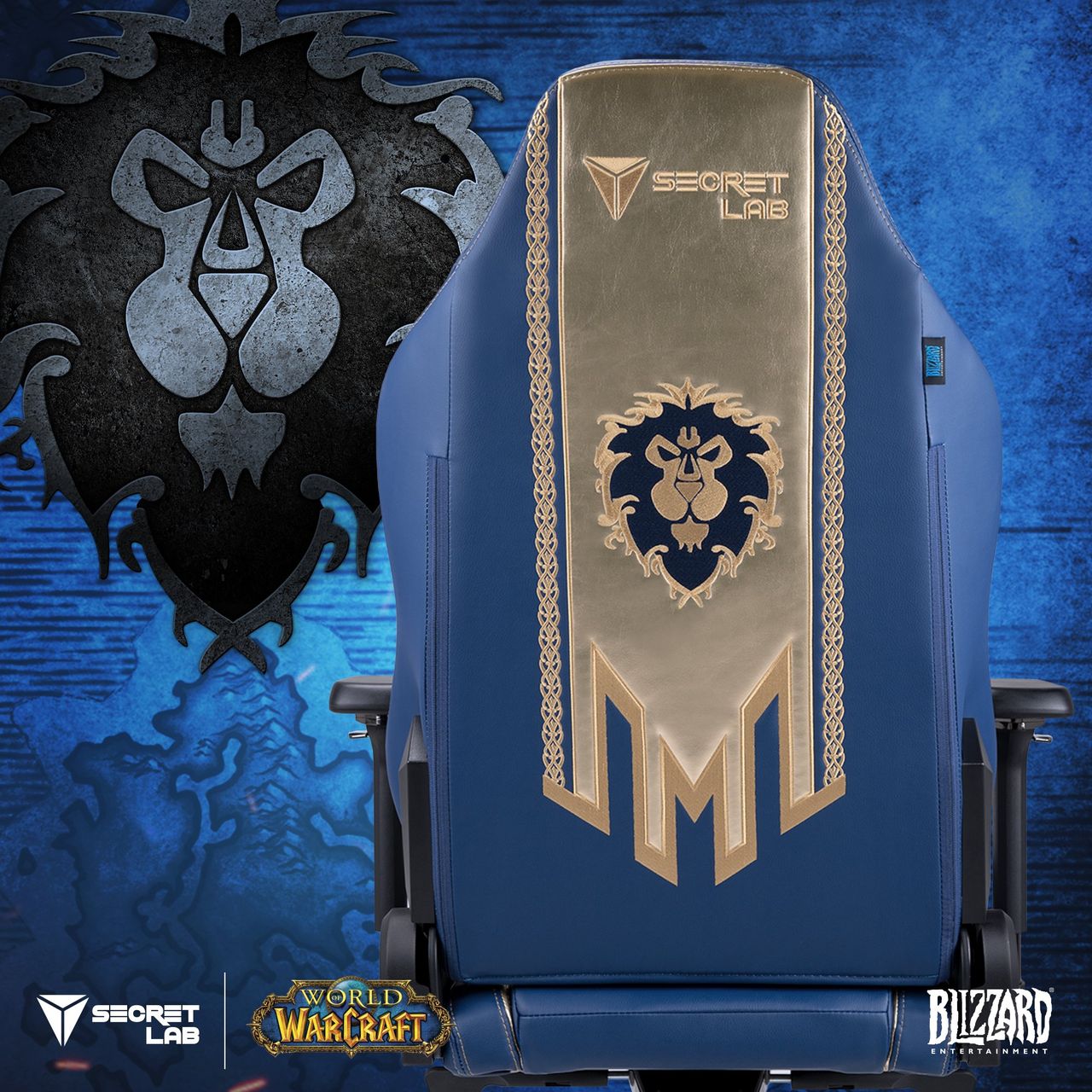 Secretlab World Of Warcraft Alliance Rear