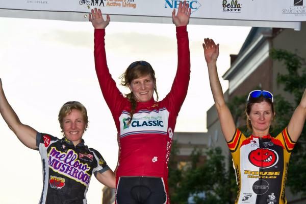 Spartanburg Pro Women's Podium (L-R) Laura Van Gilder, Jennifer Purcell, Christina Gokey-Smith