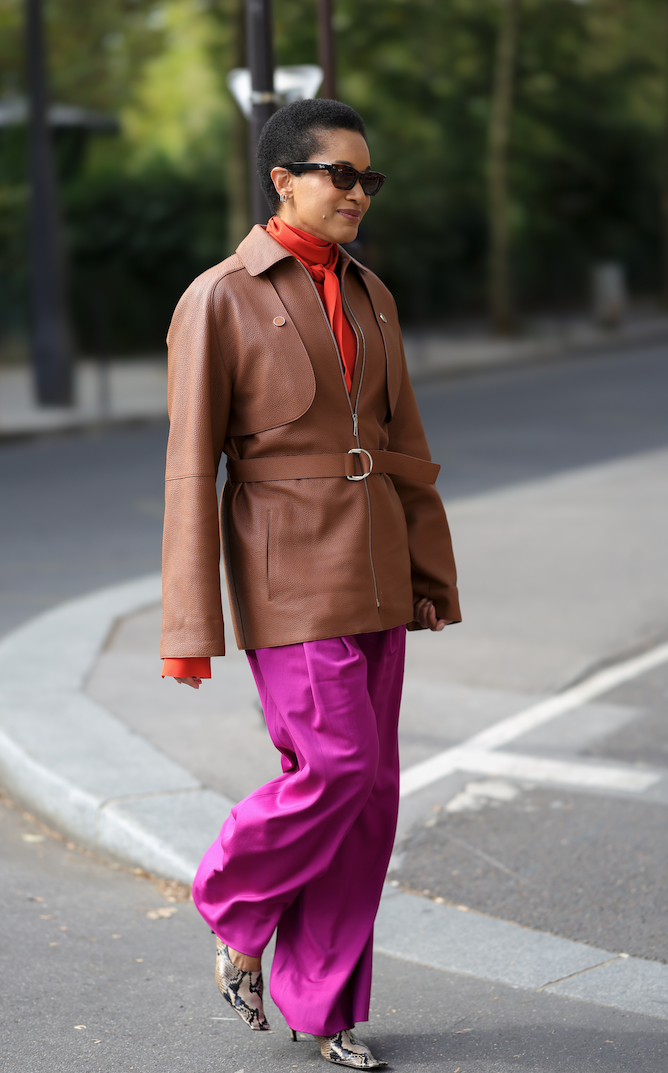 French girls wearing daring pants at Paris Fashion Week Spring/Summer 2027