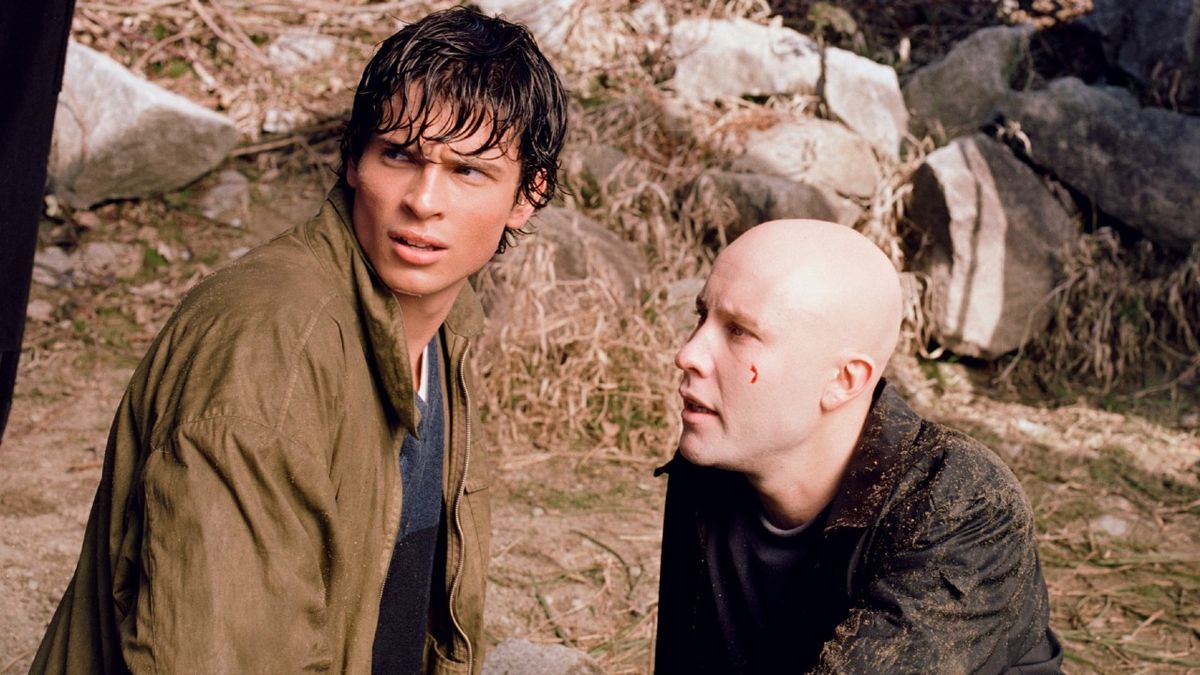 Tom Welling and Michael Rosenbaum on Smallville