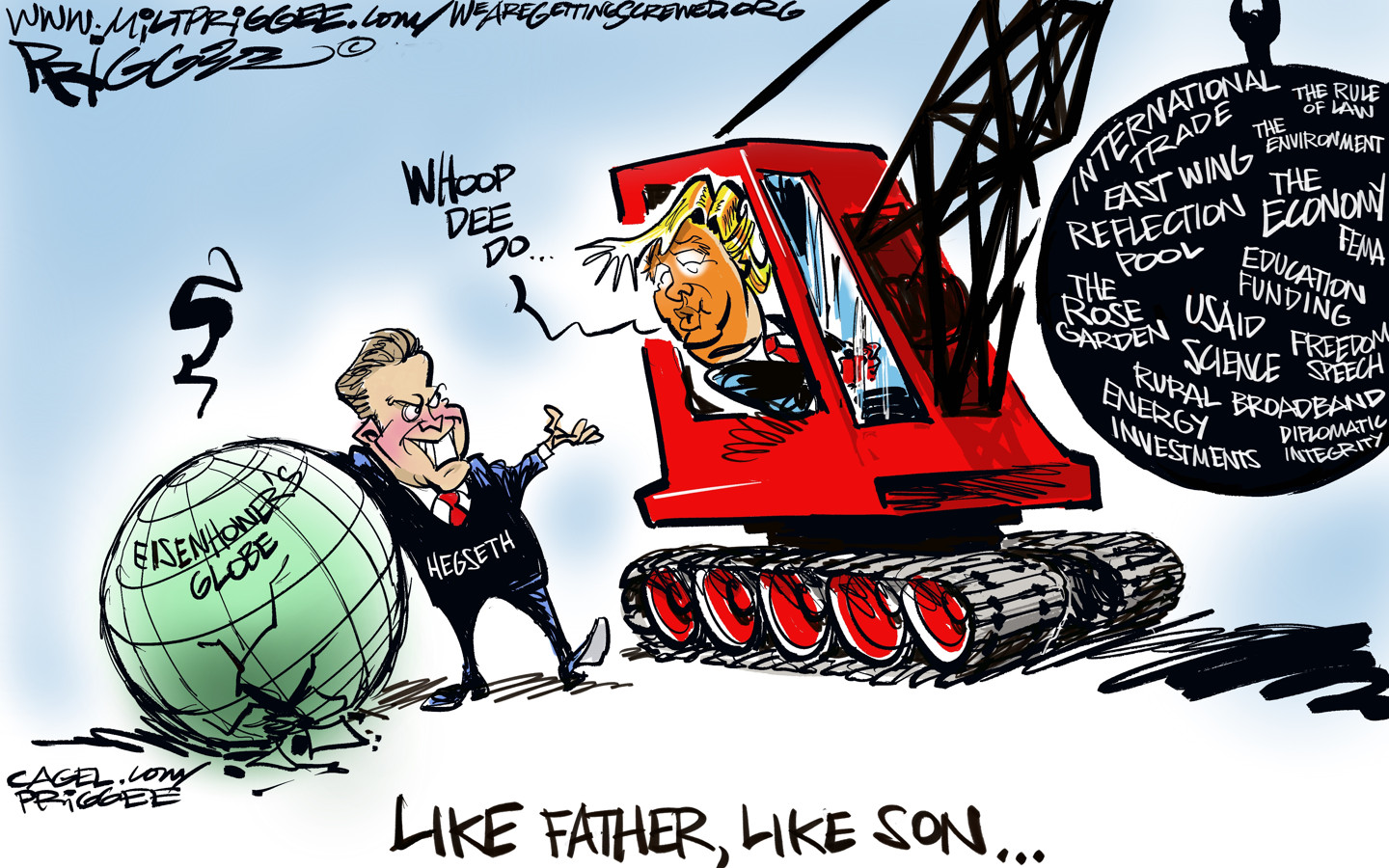 Political cartoon