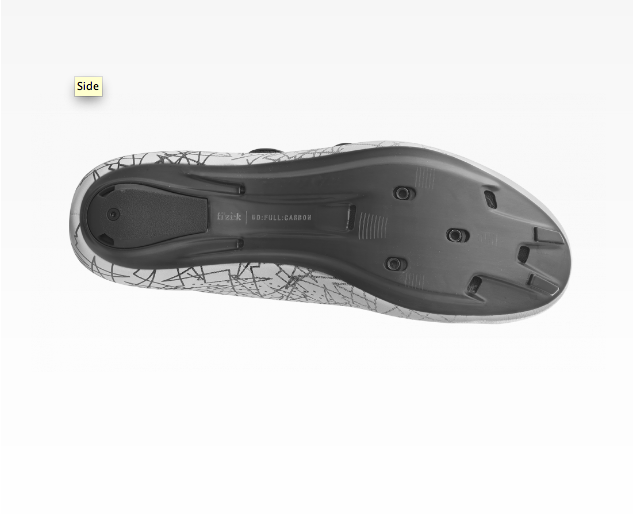 The sole of the Fizik R1B Climb Edition