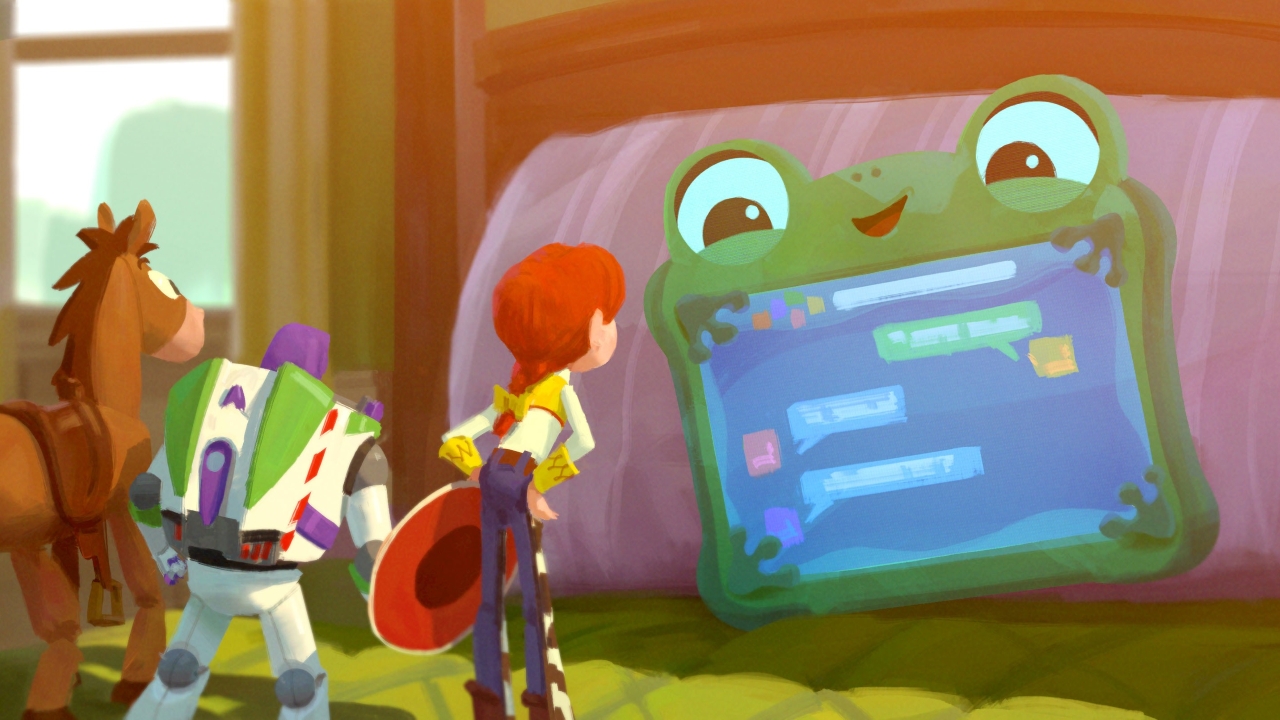 Toy Story 5 concept art of Lilypad
