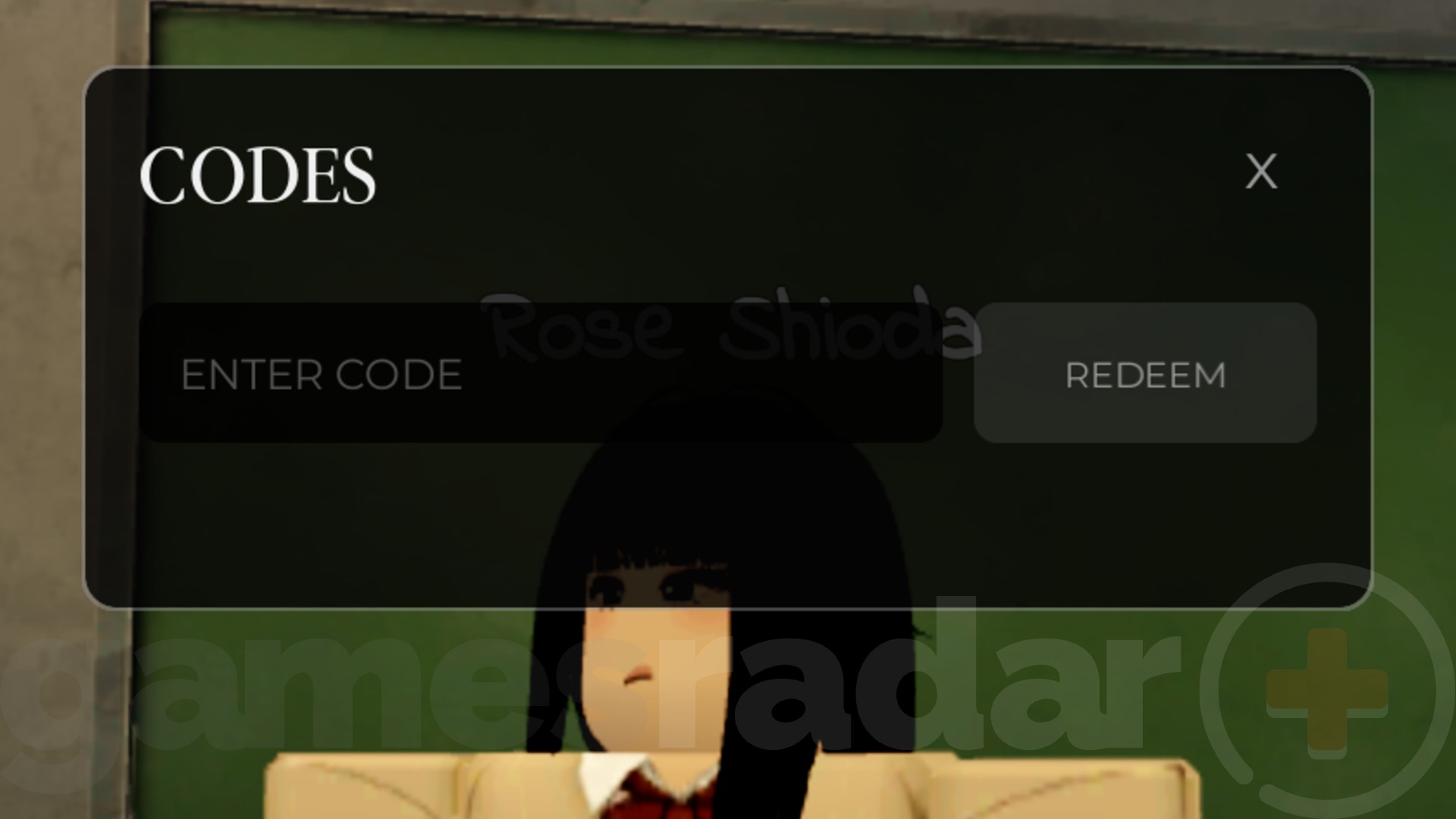 The Gakuran codes redemption box.