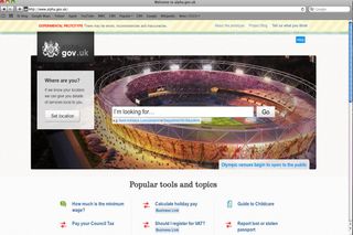 alpha.gov website homepage