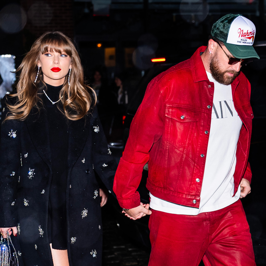 Taylor Swift joins Travis Kelce on a date night in New York.