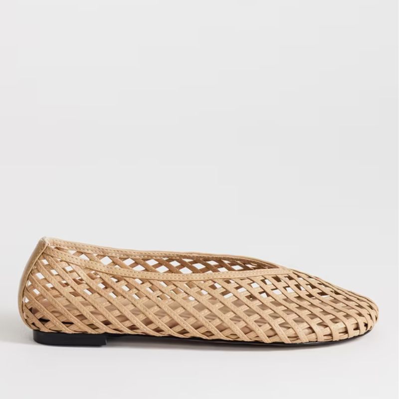 Topshop, Luna Woven Ballerina Pumps