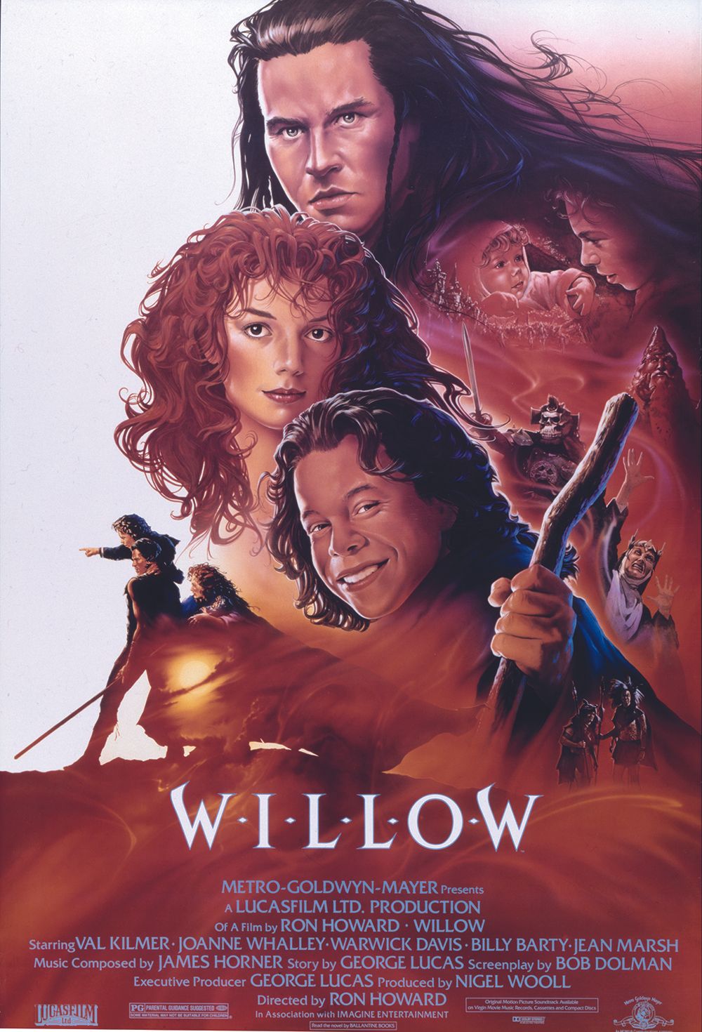 Here&rsquo;s the final teaser poster for Willow painted by John Alvin. The negative space to the left hints that there&rsquo;s more to come for viewer and for the characters