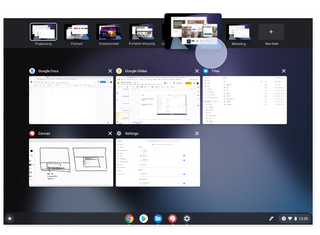 Chrome OS M89 - Desks