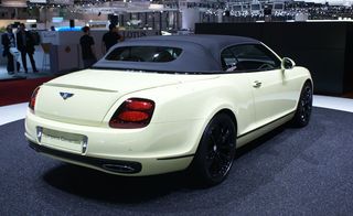 Backside of Bentley Continental Supersport Convertible