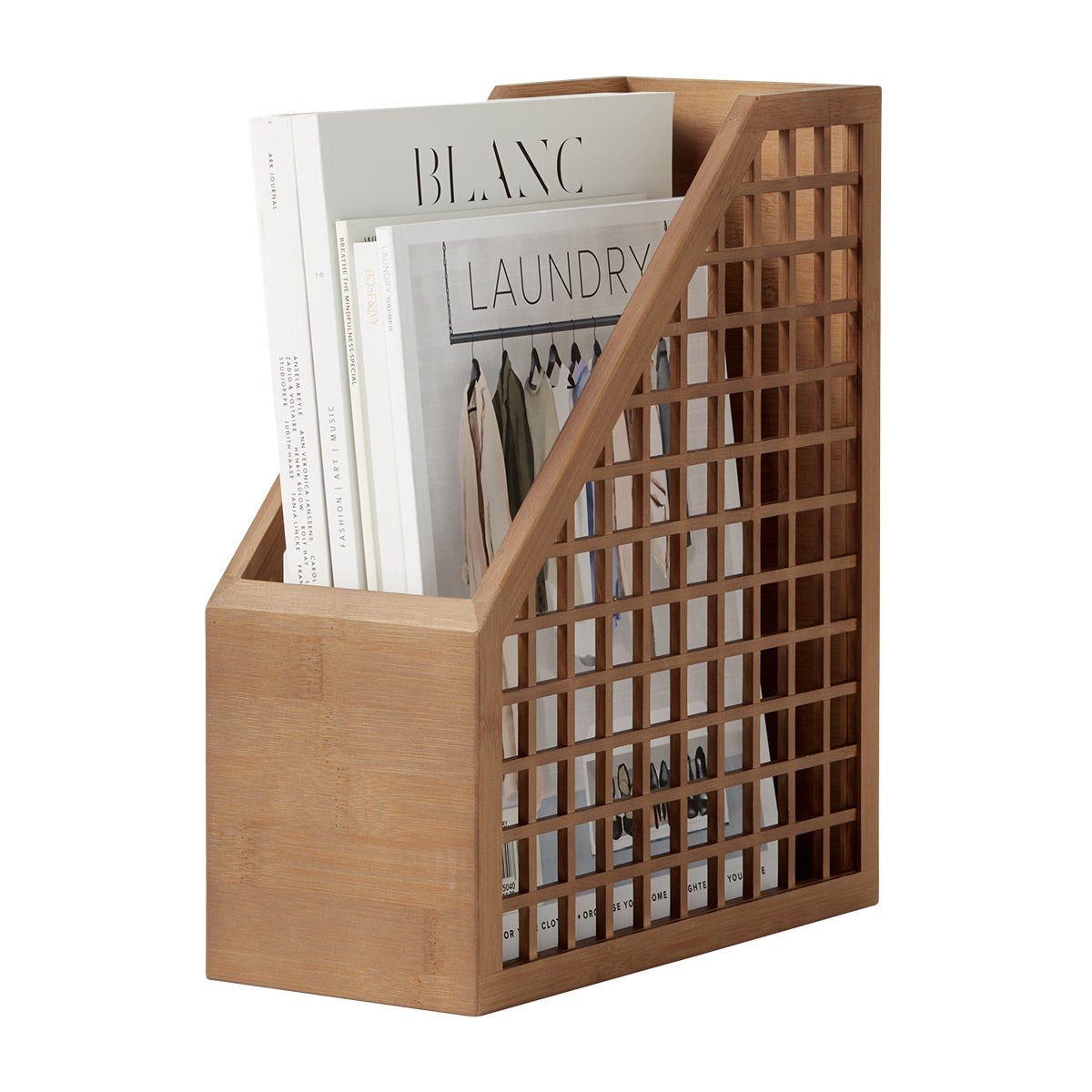 The Container Store Shoji Bamboo Magazine File