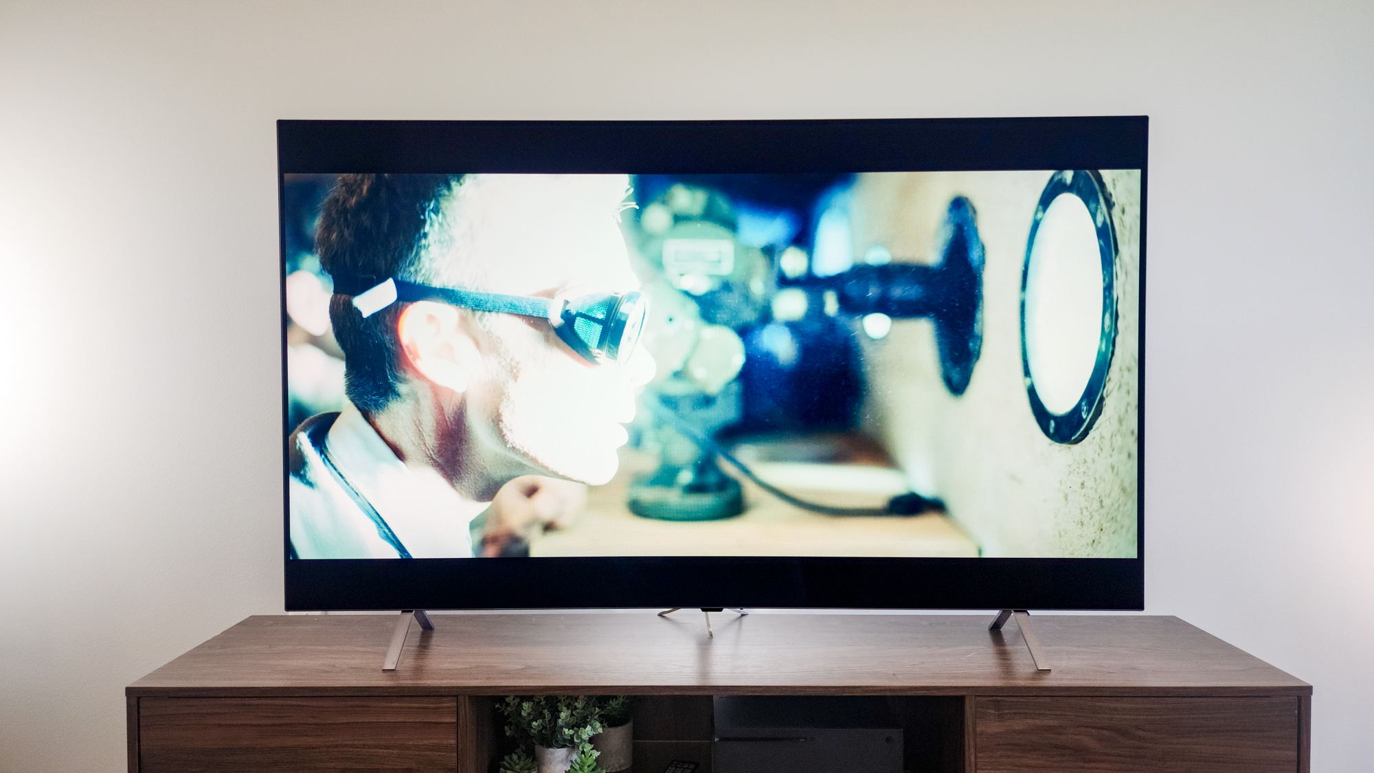 LG B5 OLED TV on a side table