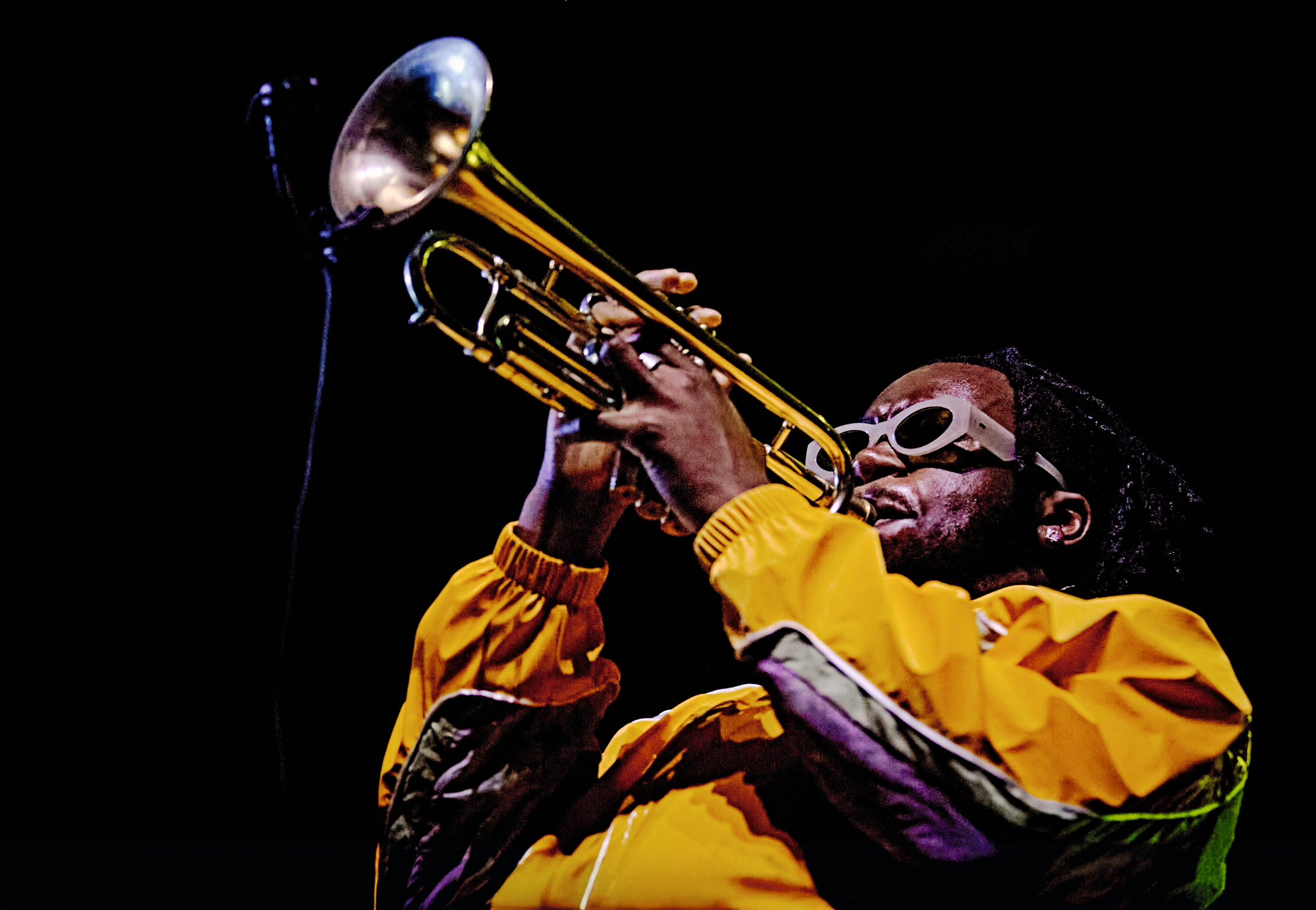 Ife Ogunjobi of Ezra Collective performs at North Sea Jazz on July 11, 2025