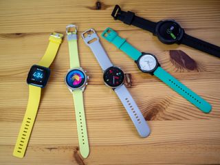 Lineup of smartwatches