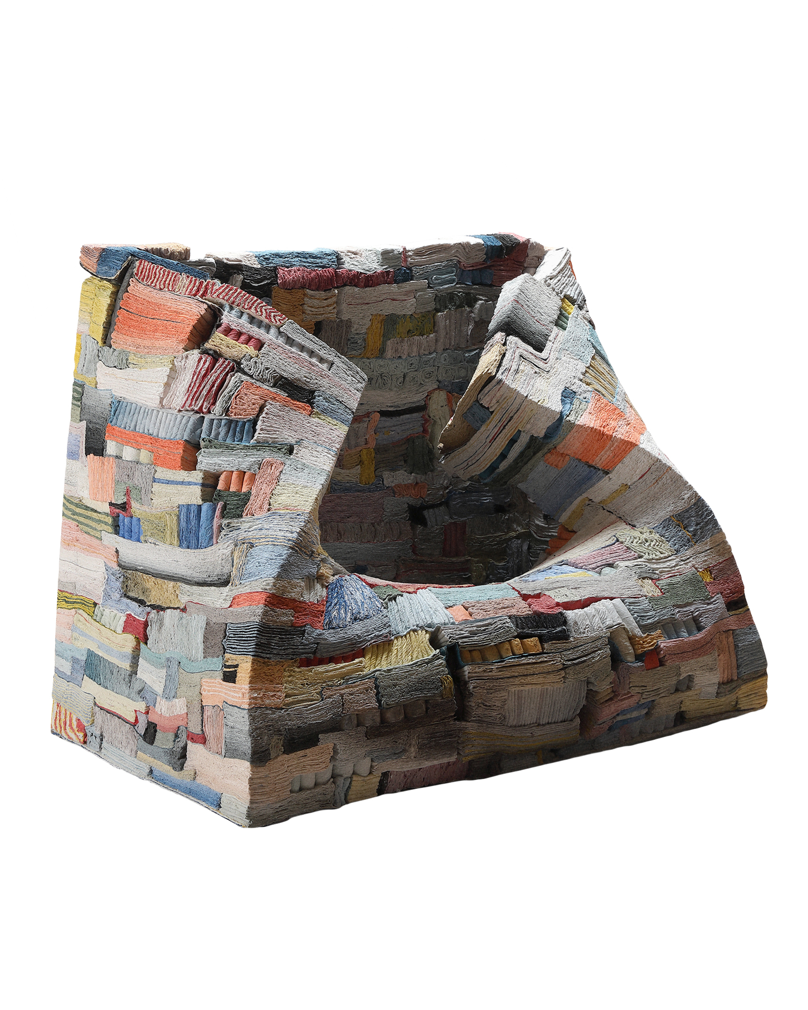 Craft Prize entry, porcelain cast seat