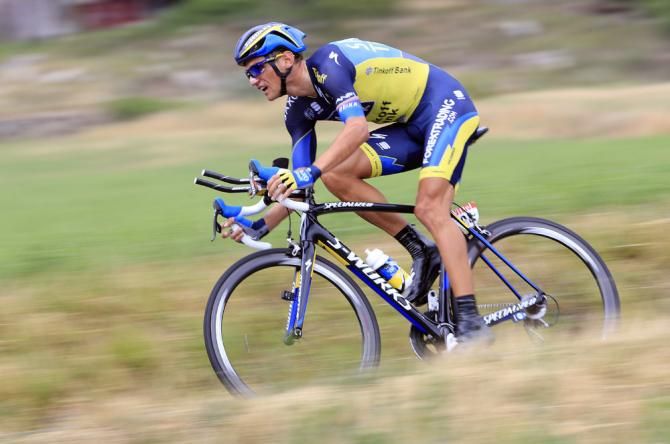 Roman Kreuziger (Saxo-Tinkoff) finished fourth in the stage 17 TT and moved into third place overall