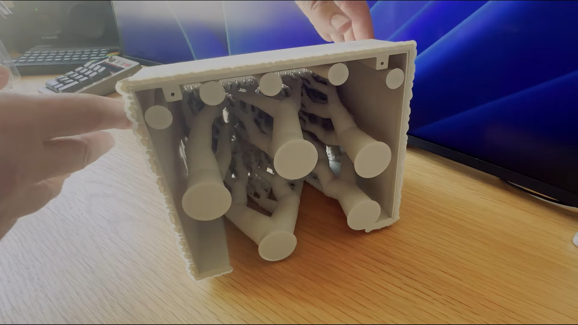 Scale sized Commodore 1084 monitor mini remake