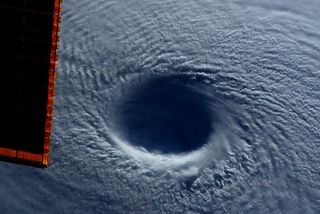typhoon from space