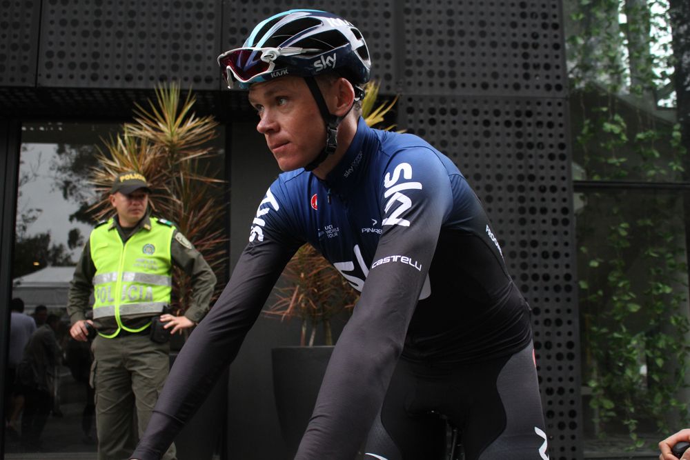Chris Froome read to head out