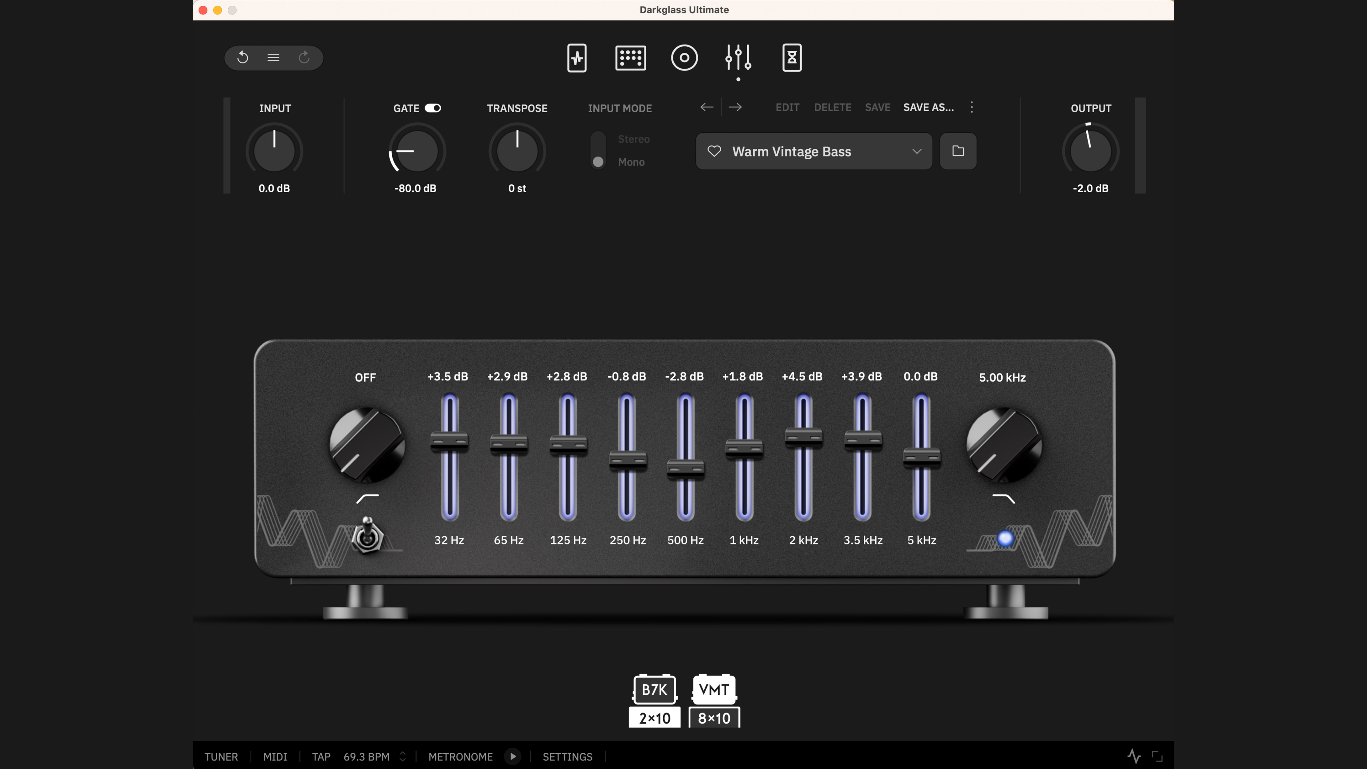 Neural DSP Darkglass plugin screenshots