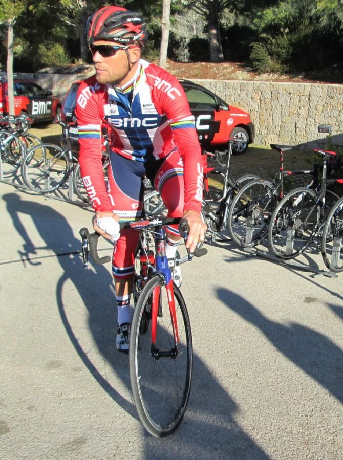 Thor Hushovd in his Norwegian champion's kit