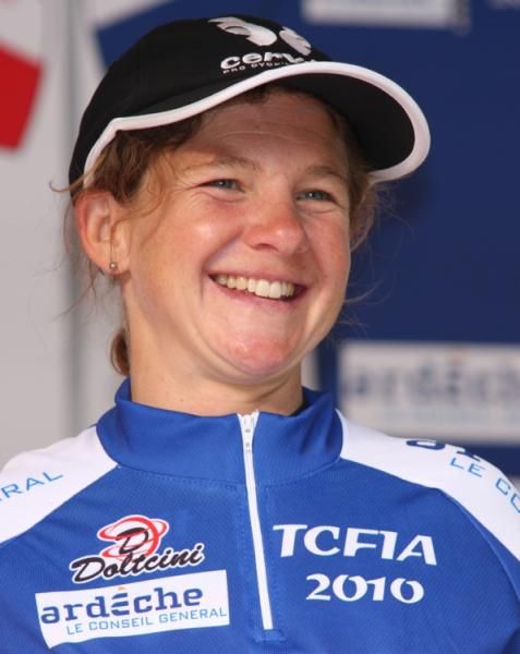 Sharon Laws (Cervelo Test Team) is second overall.